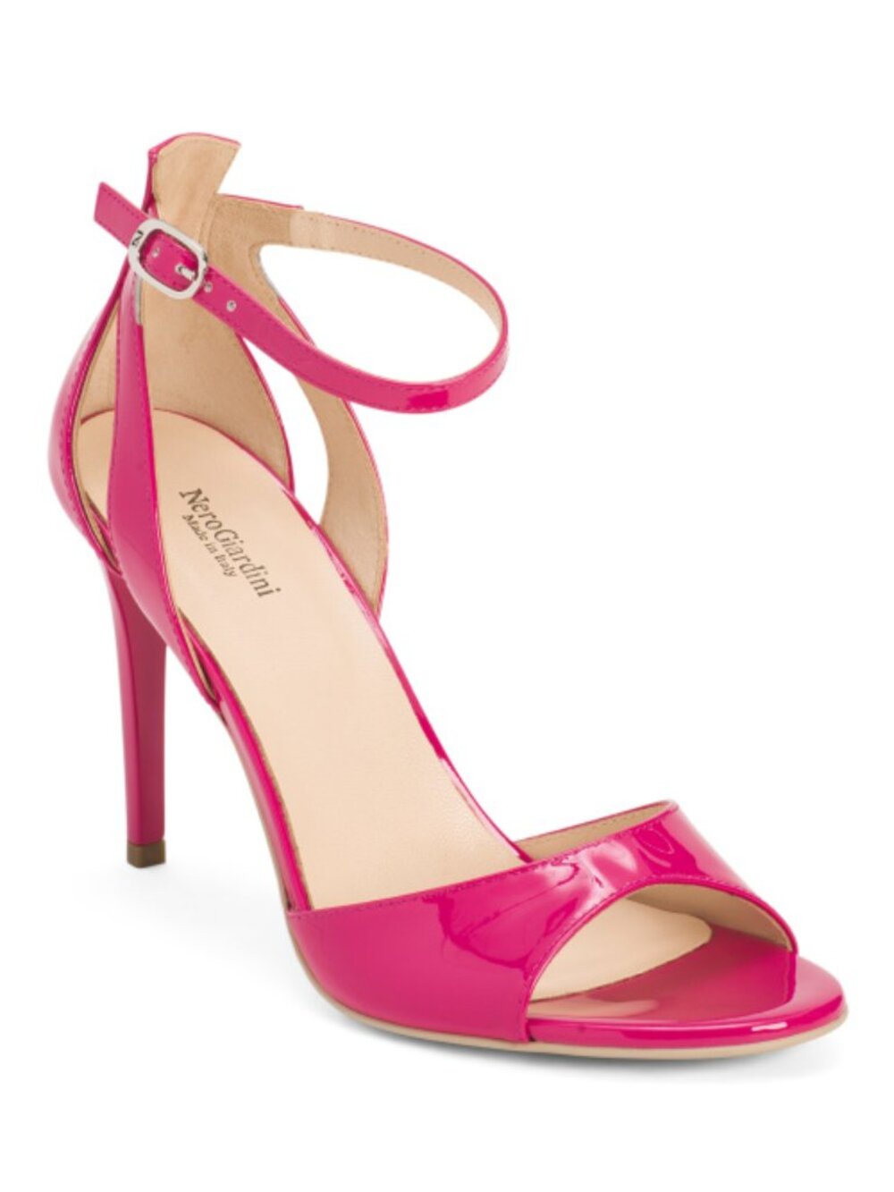 NEROGIARDINI Made In Italy Leather Heeled Sandals